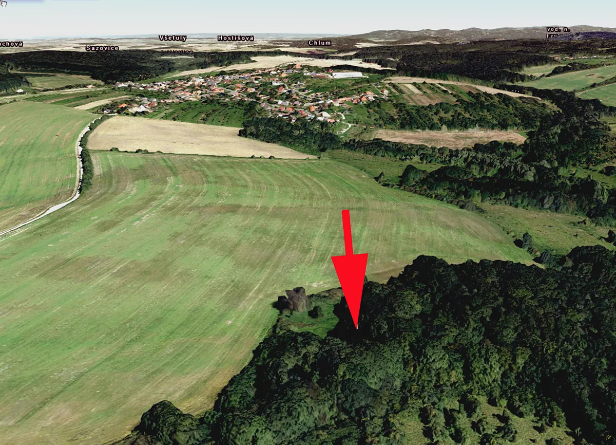Prodej lesa 9823 m²